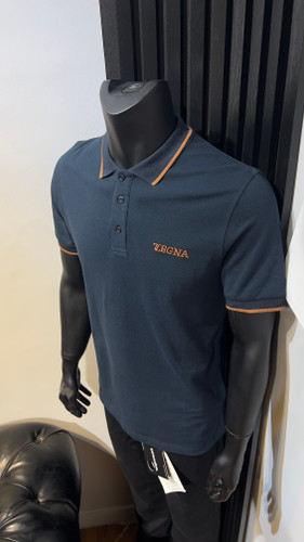 تیشرت سورمه ای ZEGNA مستر کوالیتی