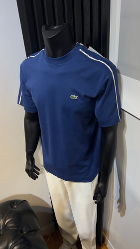 تیشرت آبی لاگوست مستر کوالیتی