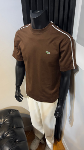 تیشرت قهوه ای لاگوست مستر کوالیتی