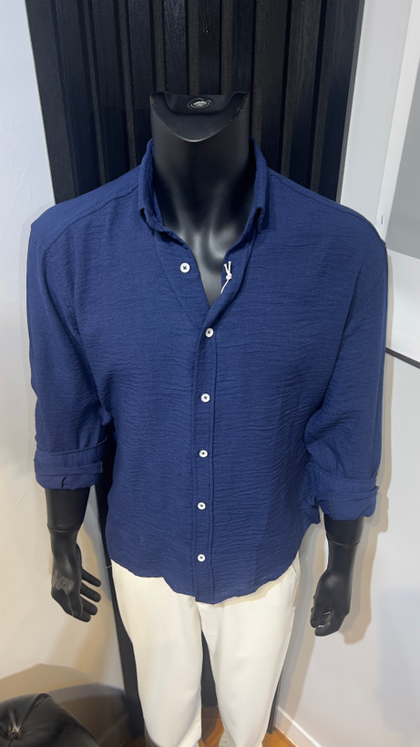 پیراهن سورمه ای مودال برند GIESTO