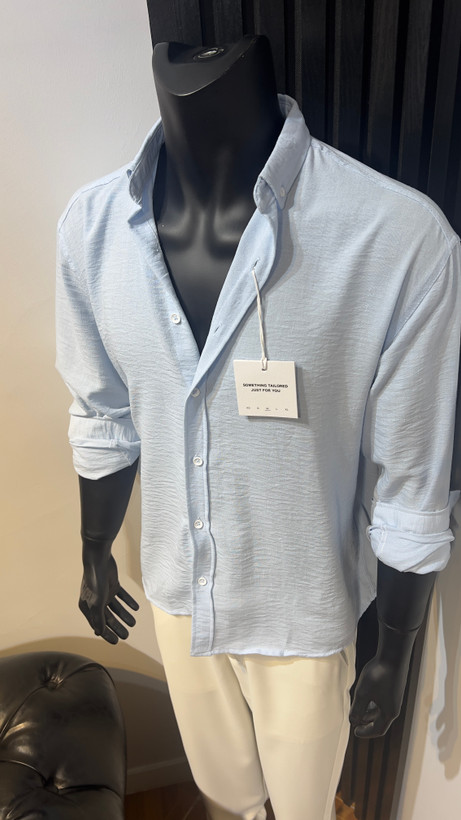 پیراهن آبی آسمانی مودال GIESTO